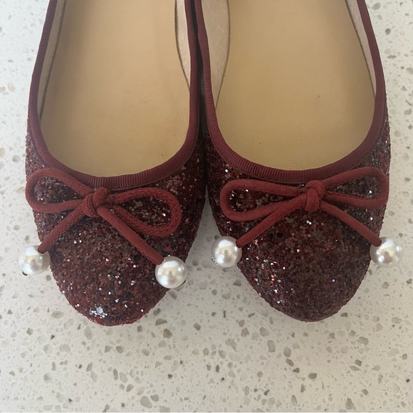 Kate Spade - Cherry red glitter ballet flats - Picture 4 of 11
